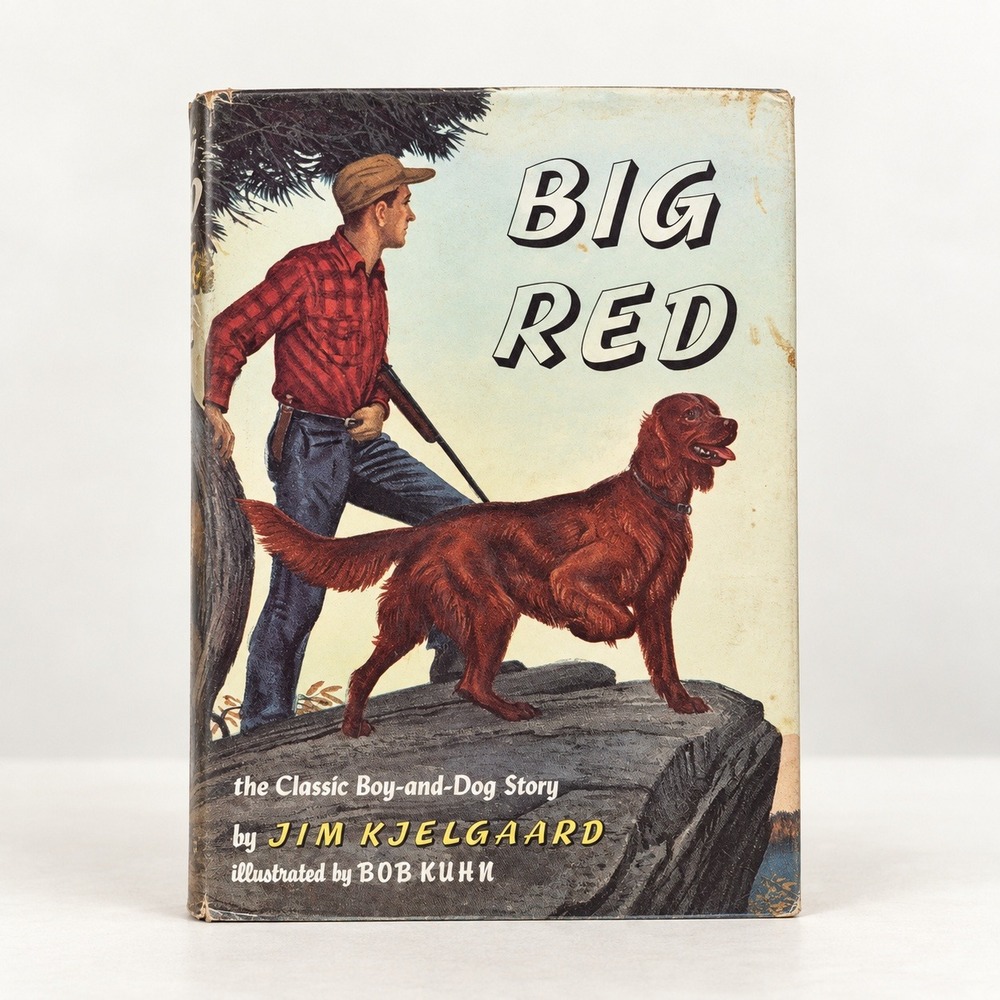 Holiday House Big Red Jim Kjelgaard VTG Hardcover Cabincore Irish Setter Book